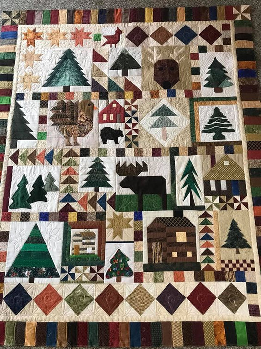 Forest Animals CLA271223136 Quilt Blanket