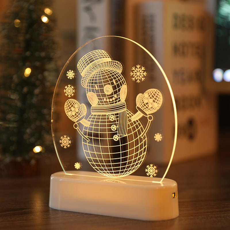 Christmas neon atmosphere light small night light ornaments