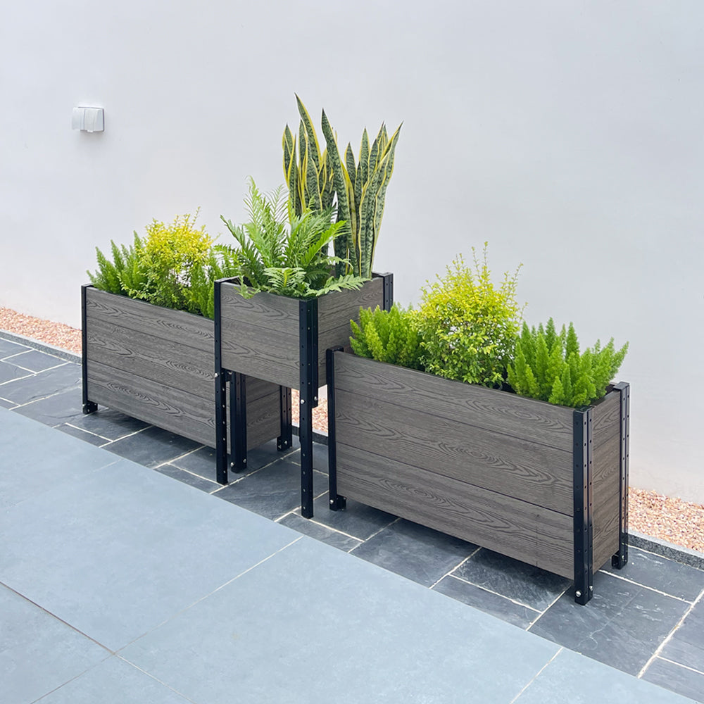 Corner and 2 Trough Planter Bundle