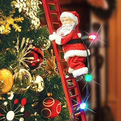 Mr. Christmas 37266 Super Climber Musical Animated Indoor Christmas Decoration, 42 Inches, Soft White Santa