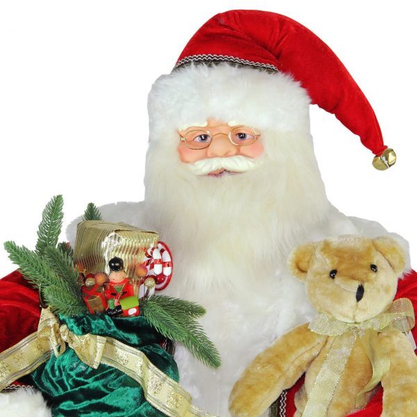 Christmas-5 deluxe traditional animated and musical dancing santa claus christmas figure