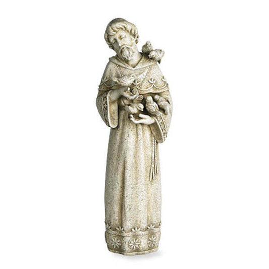 Saint Francis with Birds Garden Statue