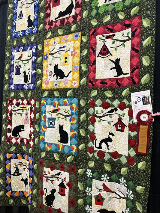 Cat CLDY040724081 Quilt Blanket