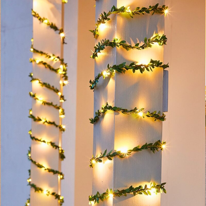 Christmas LED Rattan Light String