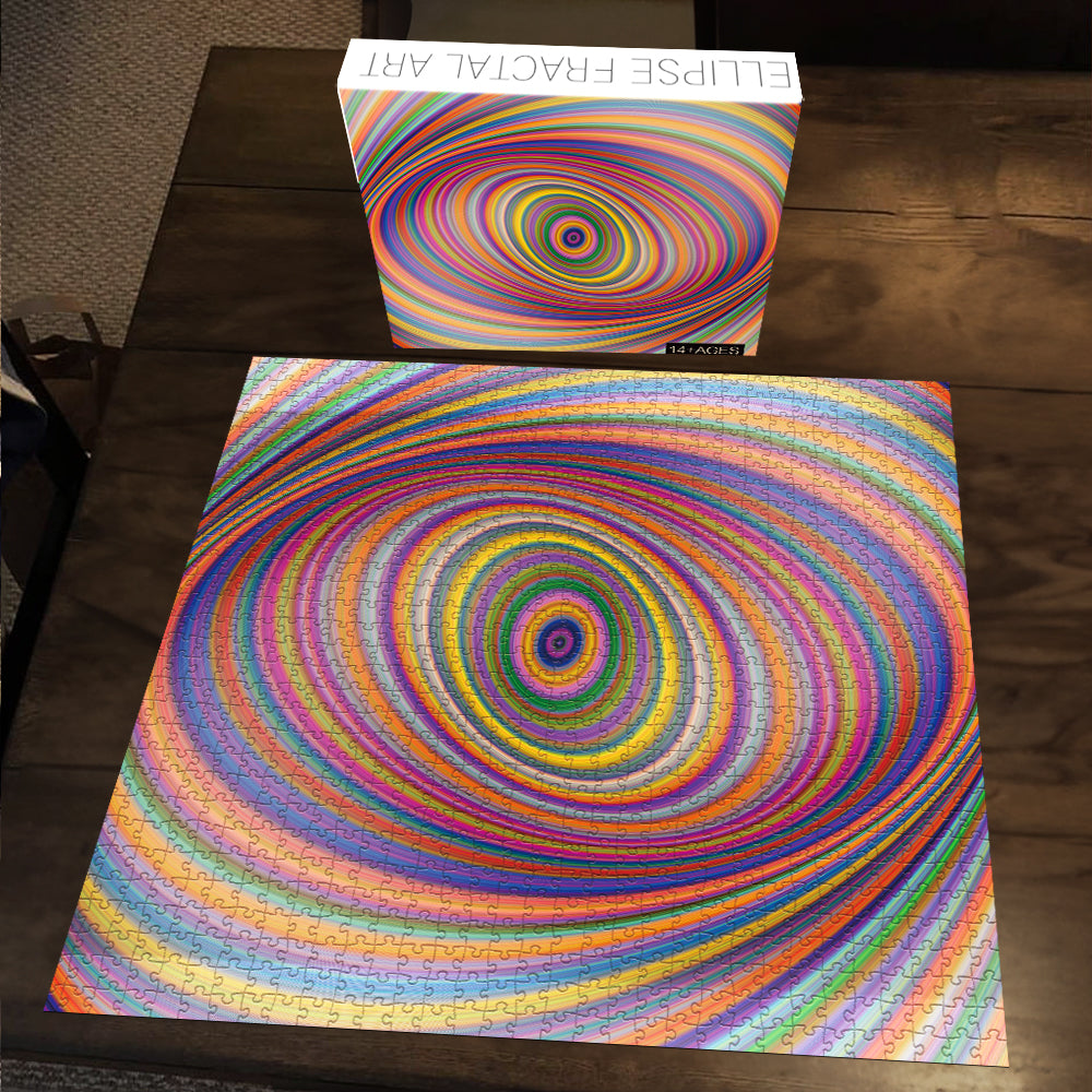 Ellipse Fractal Art Jigsaw Puzzle 1000 Pieces