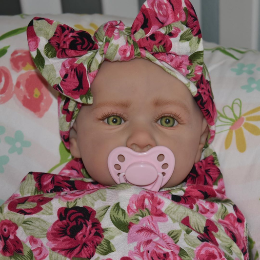 16" Soft Touch Real Lifelike Rebron Baby Zahara Full Body Solid Silicone Bendable Reborn Dolls Girl By Dollreborns