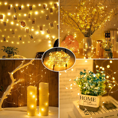 Halloween Christmas LED Waterproof Firefly Star Light (4 PCS)