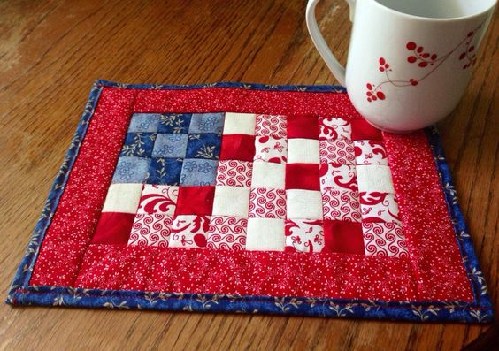 Patriotic CLDY180624116 Quilted Placemats