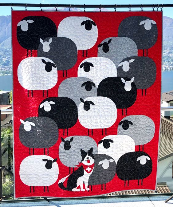 Sheep CLA040124071 Quilt Blanket