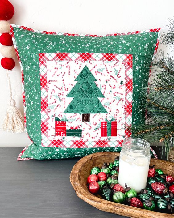 Christmas Tree CLA080424096 Quilted Pillow Case