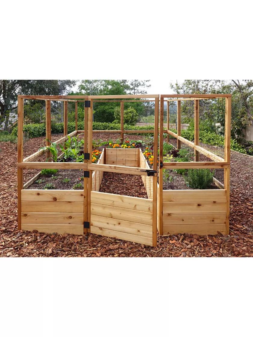 Garden in a Box with Deer Fence, 8' x 12'