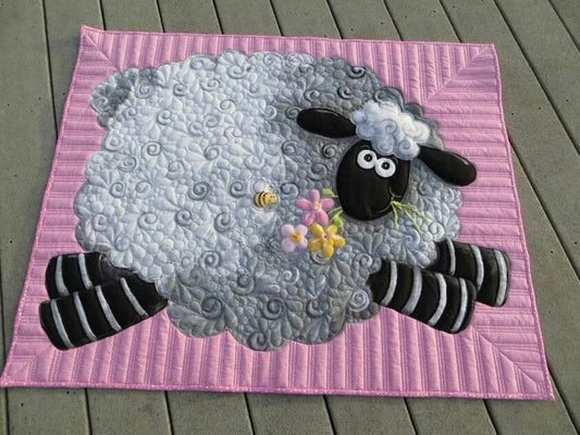 Sheep CLDY180624153 Quilted Placemats