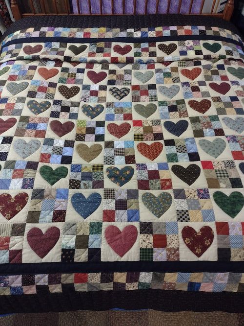 Heart CLA120324070 Quilt Blanket