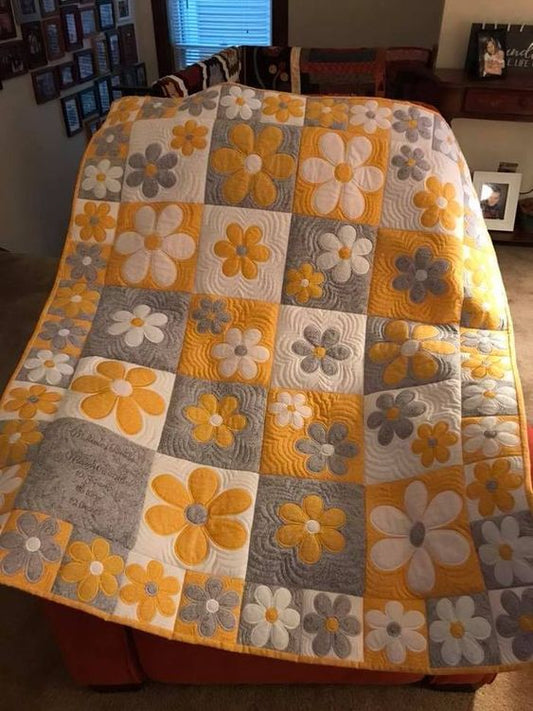 Flower CLA16112312 Quilt Blanket