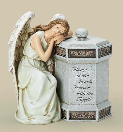 Always In Our Hearts Angel  Memorial Garden Statue