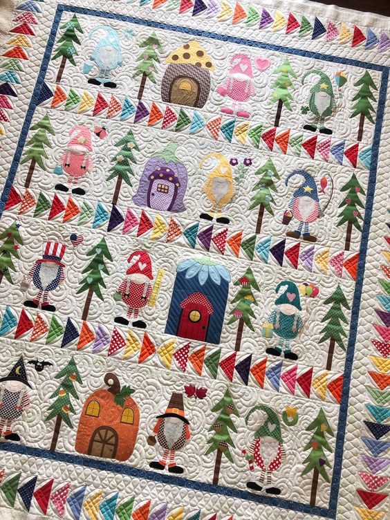 Gnomes CLA271223165 Quilt Blanket