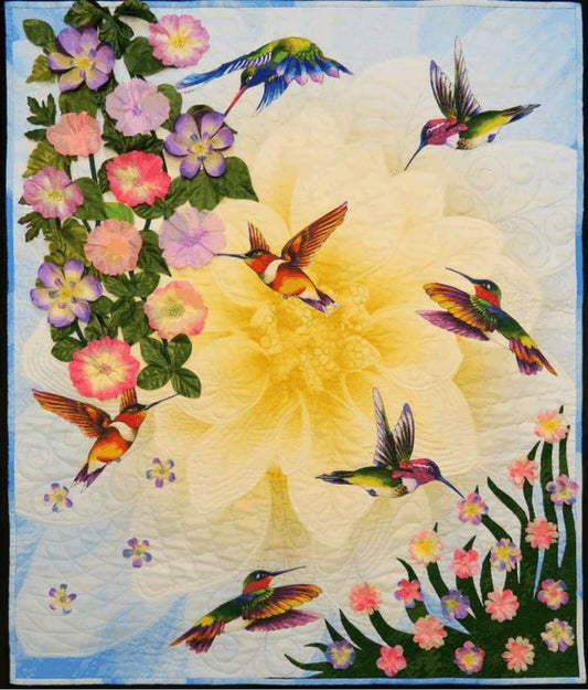 Hummingbird CLA040124110 Quilt Blanket