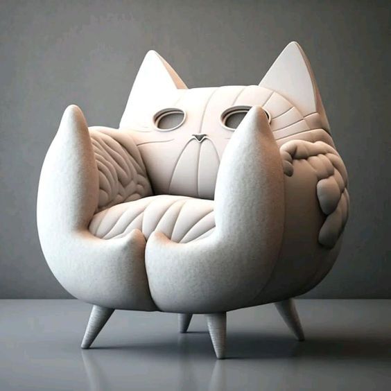 🔥Art design Cat Chair🐱-0923