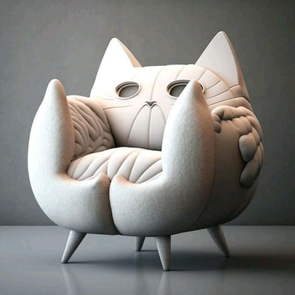 🔥Art design Cat Chair🐱-1008