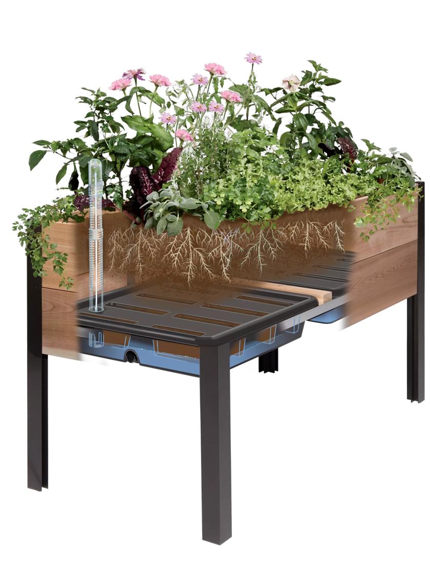 Self-Watering Elevated Planter Box