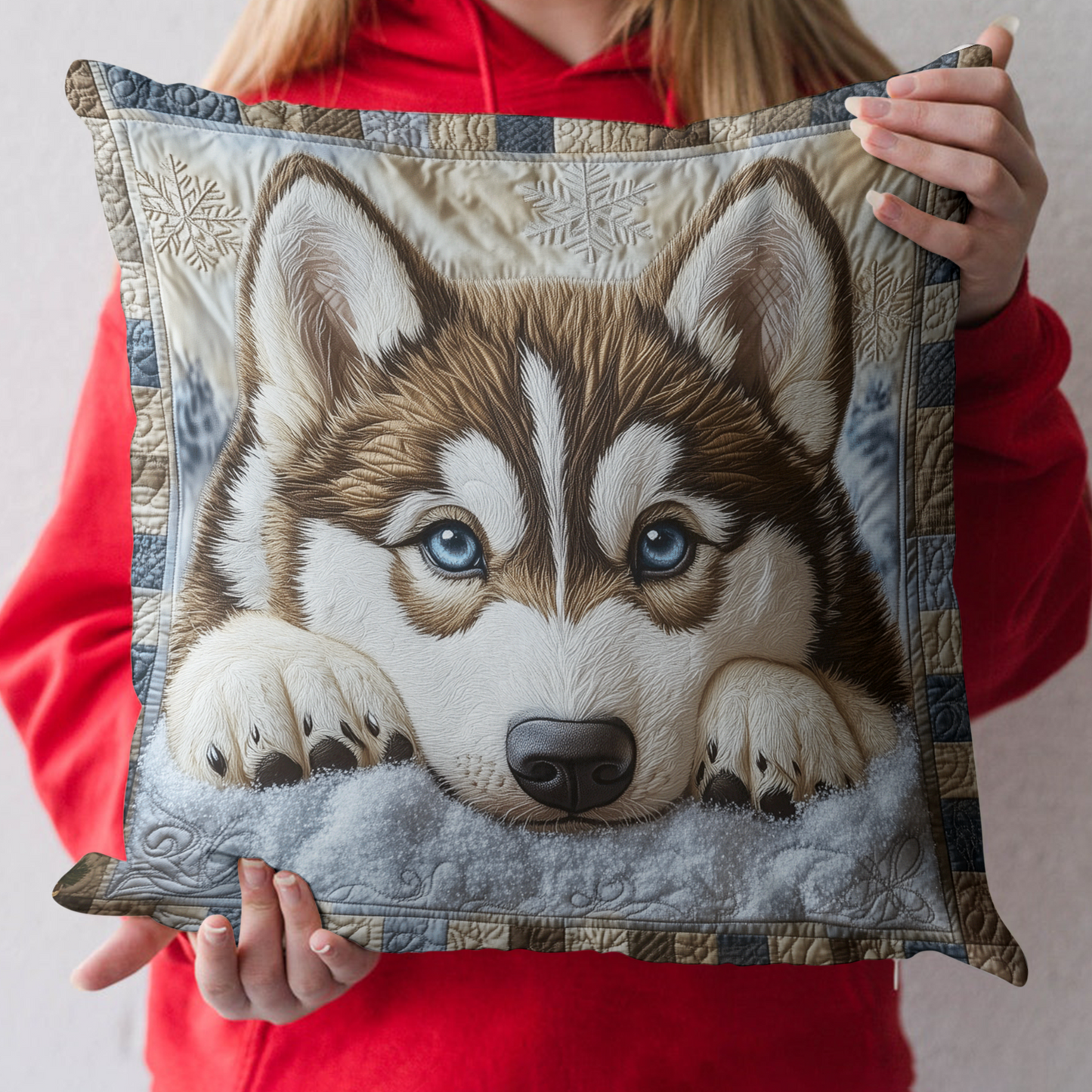 Husky Cloud Quilted Pillow Case NCU0TH2539