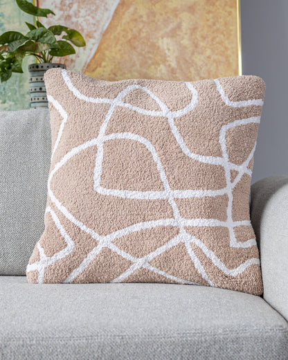 Finn Organic Cotton Abstract Throw Pillow