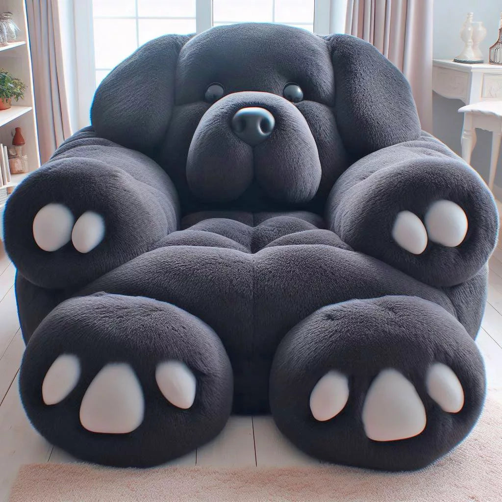 Whimsical Seating: Transform Your Space with Fluffy Dog Shaped Chairs