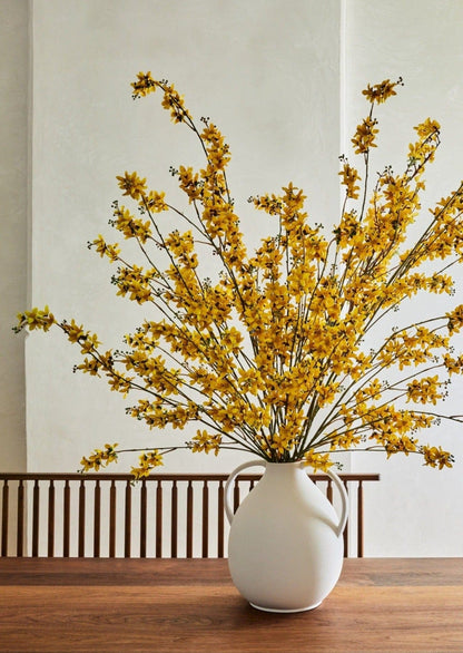 Tall Faux Forsythia Branch in Yellow - 53"