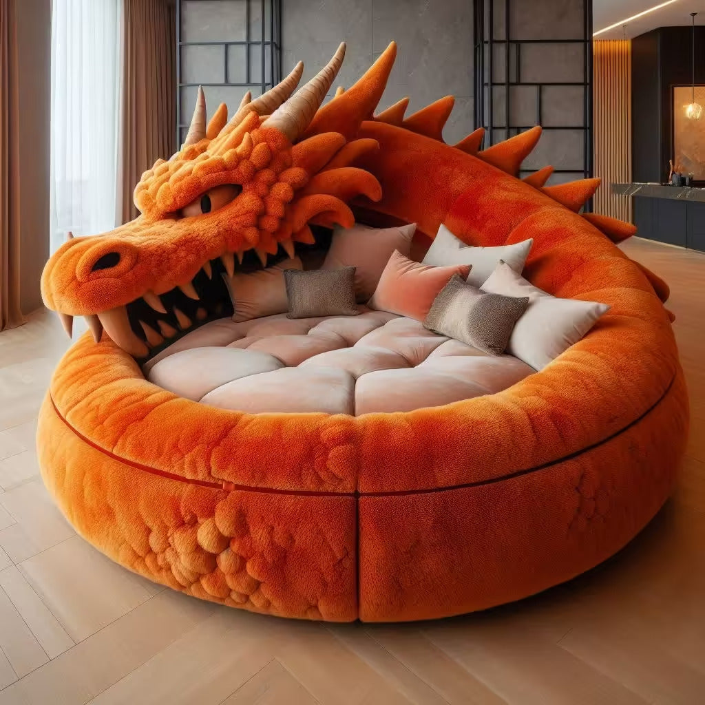 Giant Dragon Loungers: The Ultimate Symbol of Comfort and Style-Orange