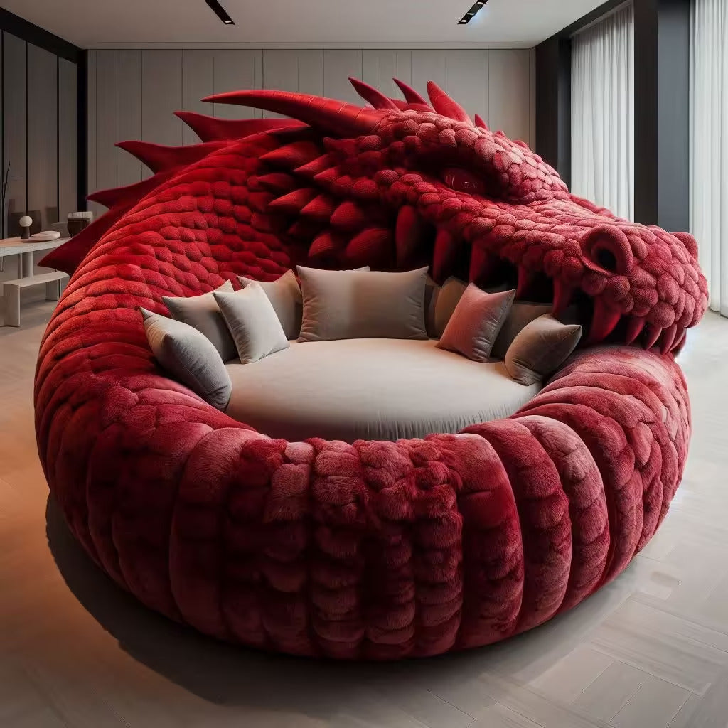 Giant Dragon Loungers: The Ultimate Symbol of Comfort and Style-Pink