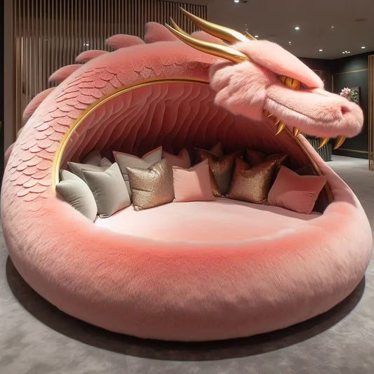 Giant Dragon Loungers: The Ultimate Symbol of Comfort and Style-Pink