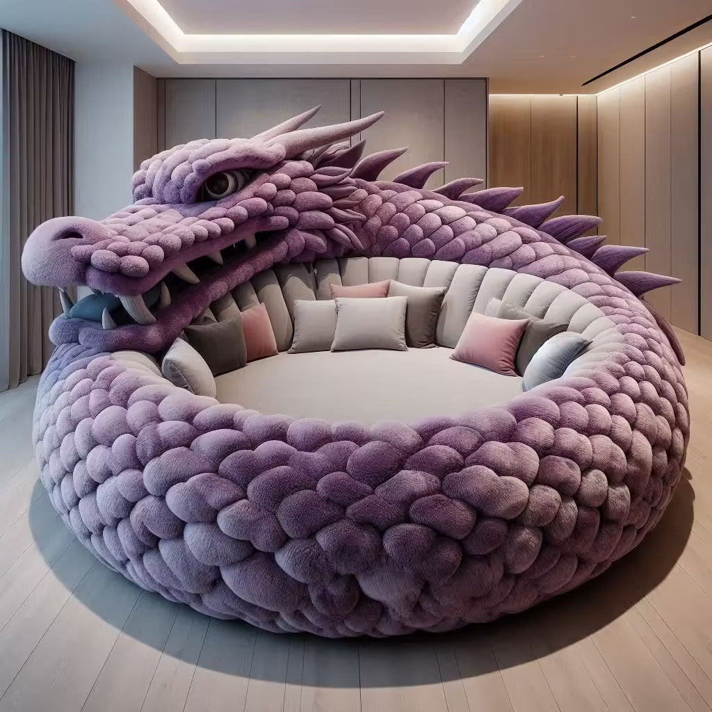 Giant Dragon Loungers: The Ultimate Symbol of Comfort and Style-Pink