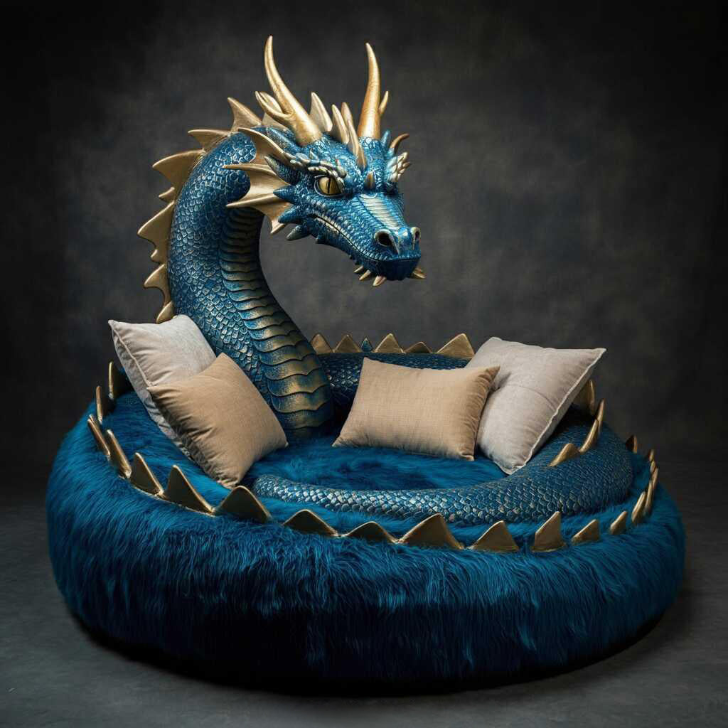 Giant Dragon Loungers: Unleash Mythical Comfort in Your Home-White