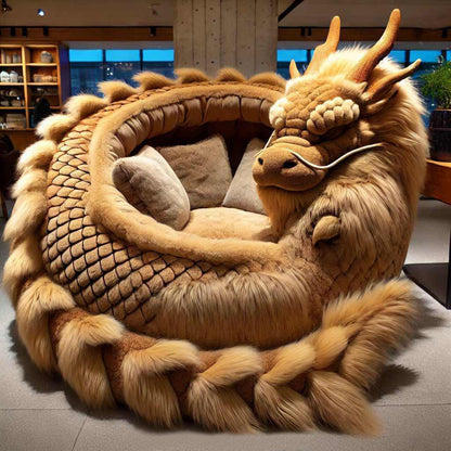 Giant Dragon Loungers: Unleash Mythical Comfort in Your Home-White