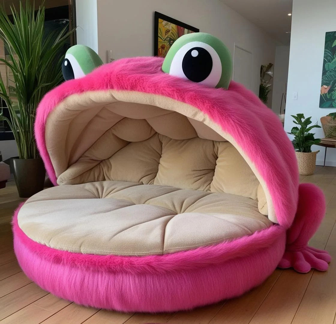 Giant Frog Loungers: Jump into Cozy, Nature-Inspired Seating-1008