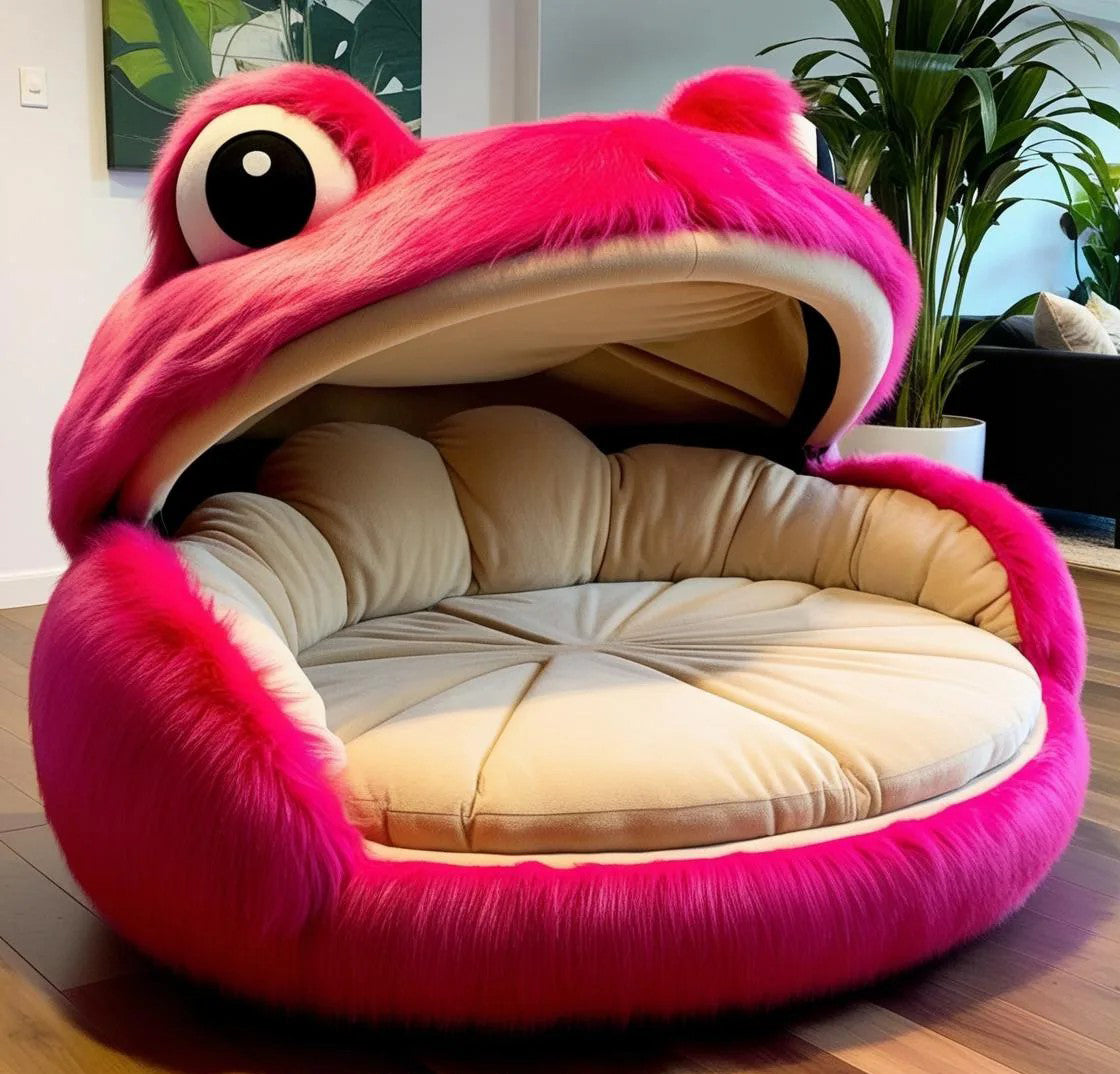 Giant Frog Loungers: Jump into Cozy, Nature-Inspired Seating-1008