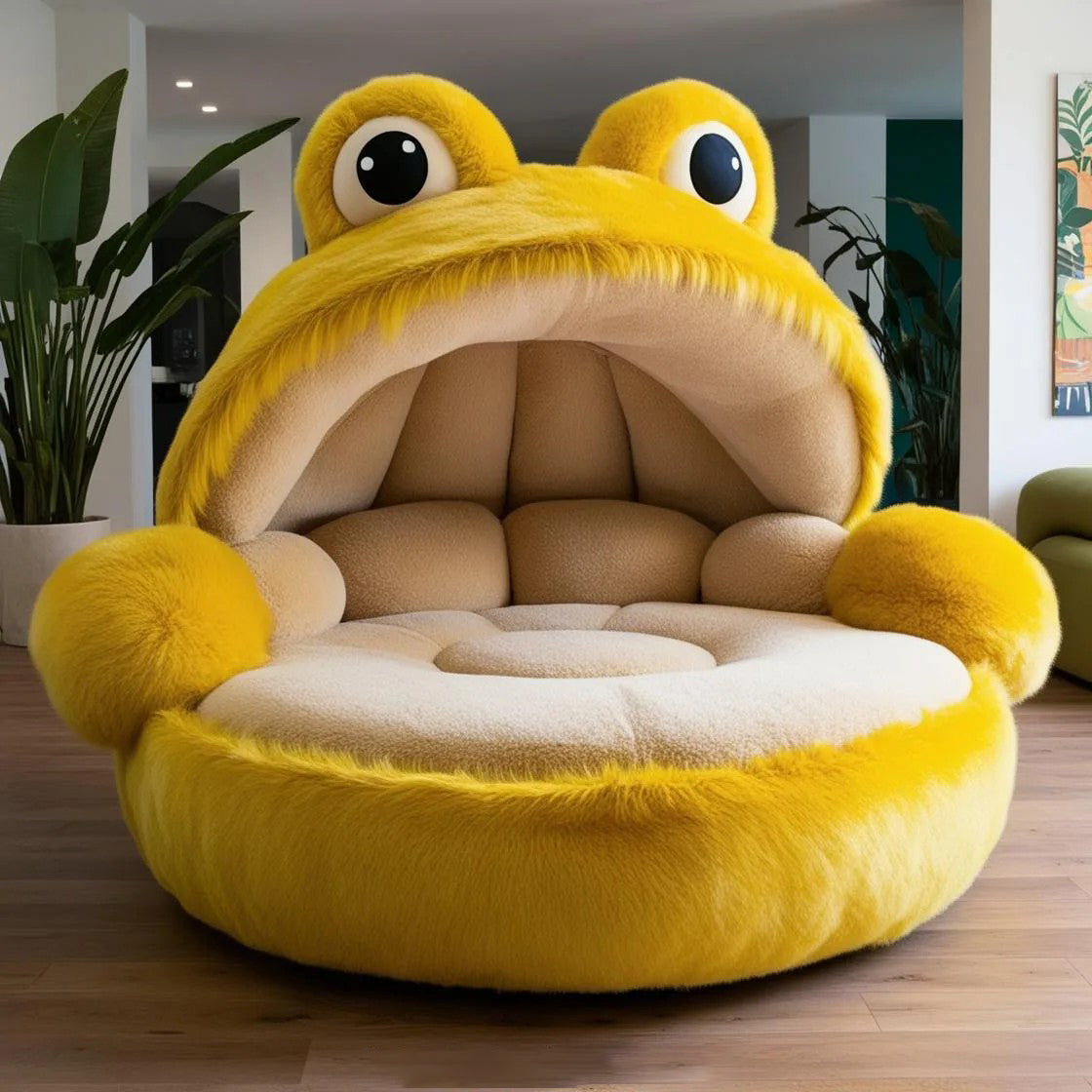 Giant Frog Loungers: Jump into Cozy, Nature-Inspired Seating