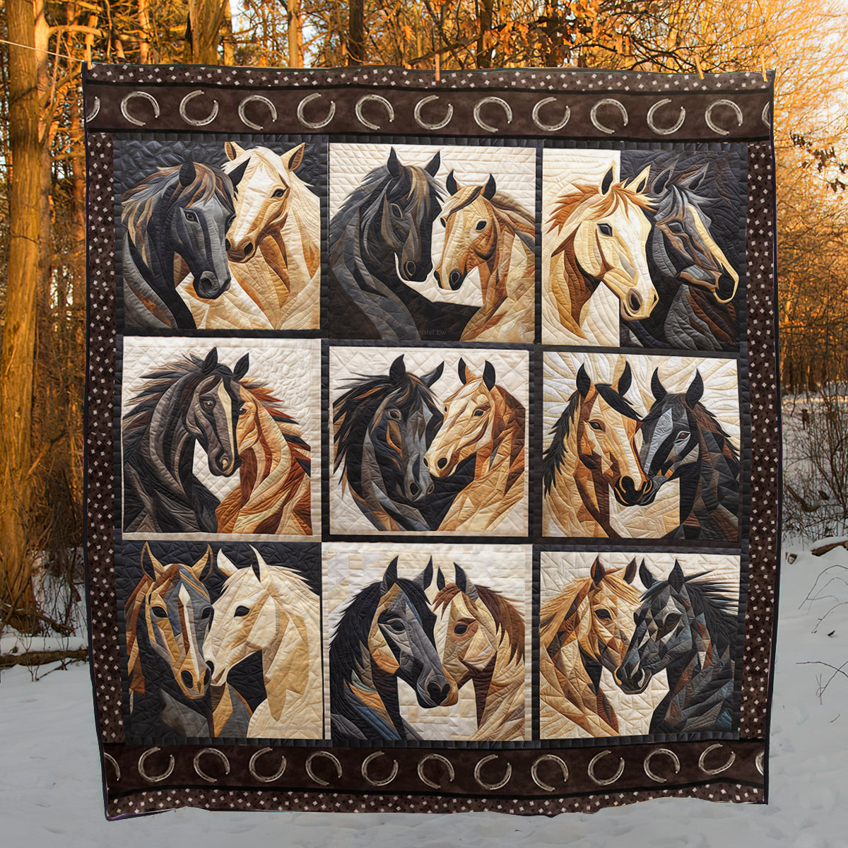 Horse TL07112305 Quilt Blanket