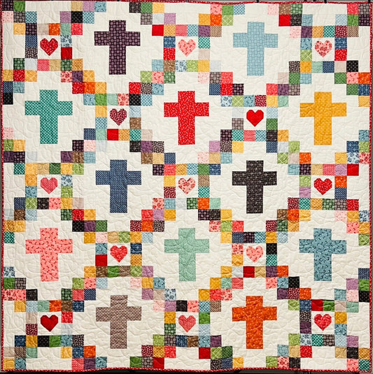 Christian Cross CLDY040724063 Quilt Blanket