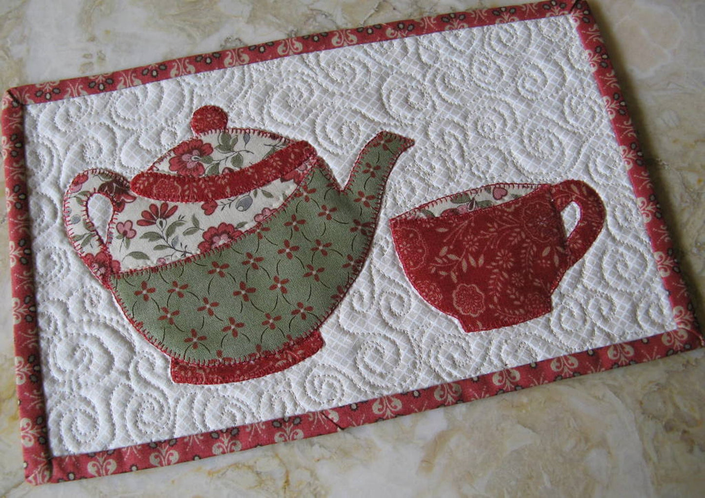 Teapot CLA120324180 Quilted Placemats