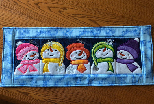 Christmas Snowman CLA150324089 Quilted Table Runner