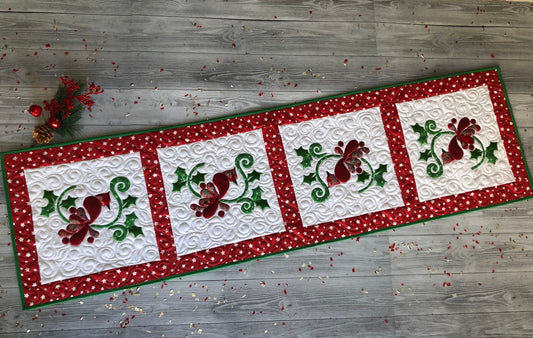 Christmas CLA140324021 Quilted Table Runner