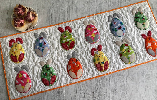 Easter Egg CLA140324004 Quilted Table Runner