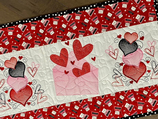 Valentine's Day CLA140324113 Quilted Table Runner