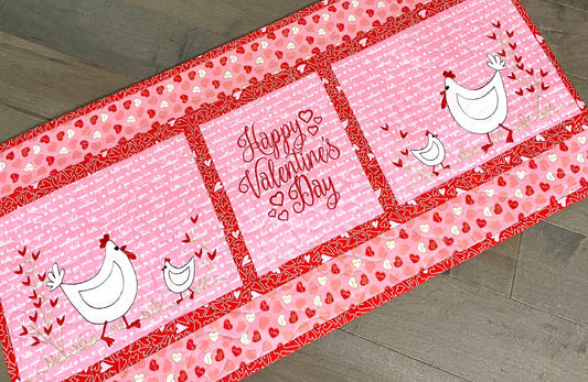 Valentine's Day CLA140324112 Quilted Table Runner