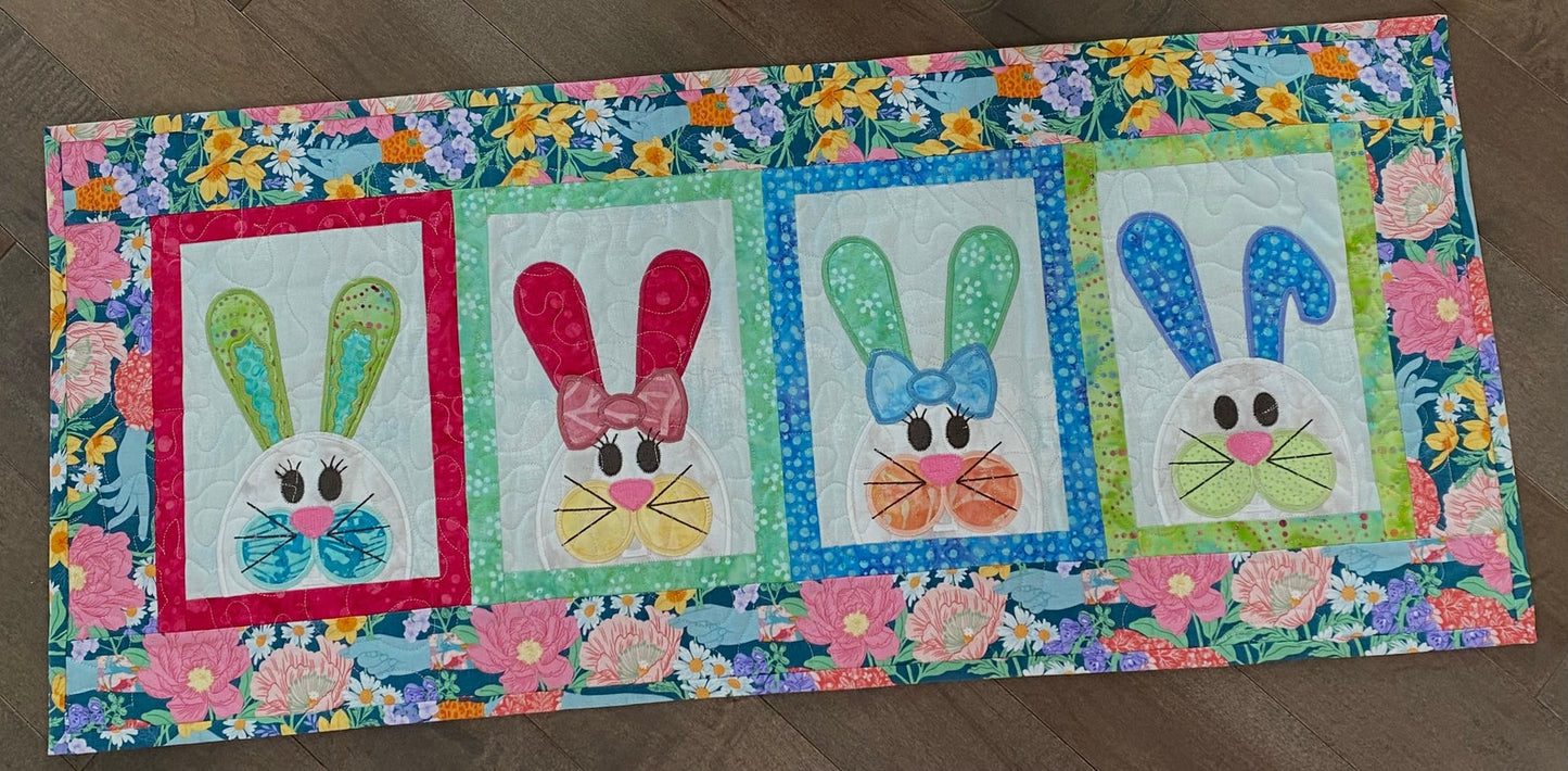 Easter Bunny CLA140324130 Quilted Table Runner