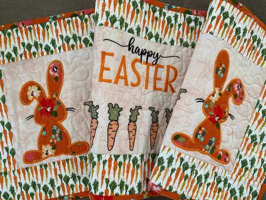 Easter Bunny CLA140324126 Quilted Table Runner