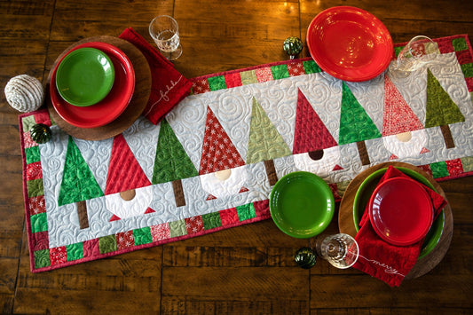 Christmas Gnome CLA140324024 Quilted Table Runner