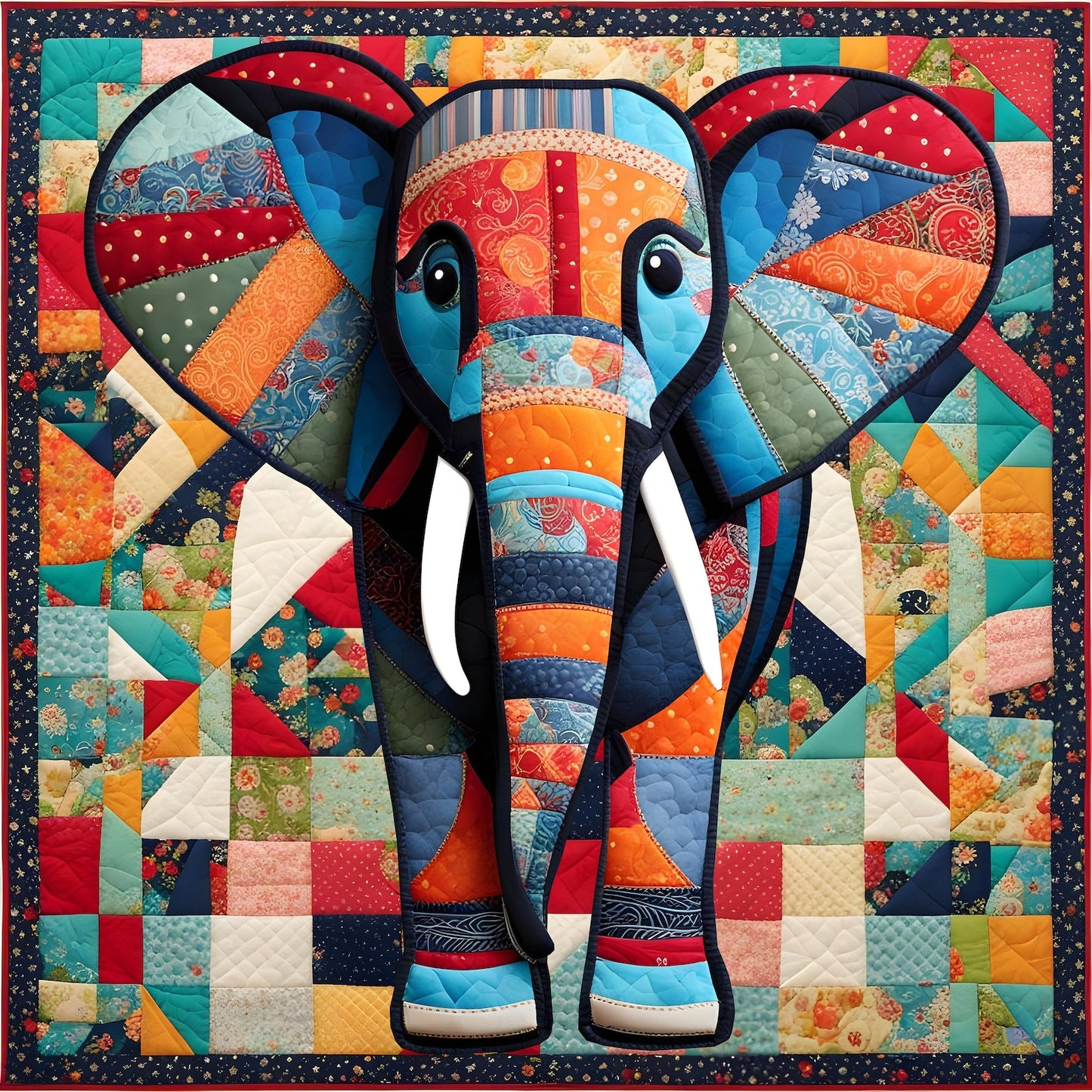 Elephant CLA080424015 Quilt Blanket