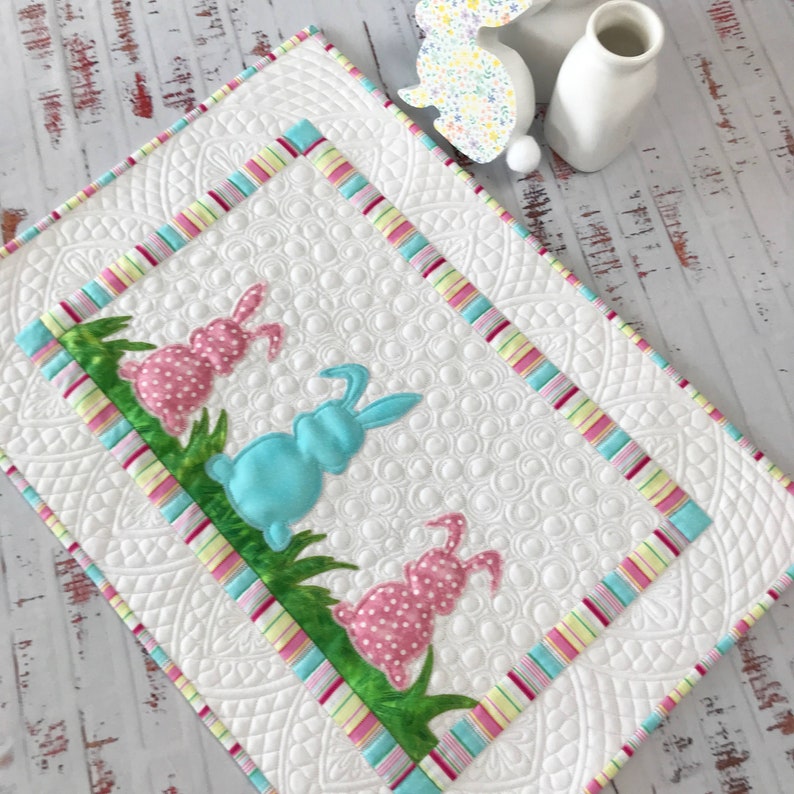 Bunny CLDY180624129 Quilted Placemats